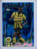 2024-25 Topps Chrome UEFA Club Comps Serhou Guirassy Blue Lava 57/150