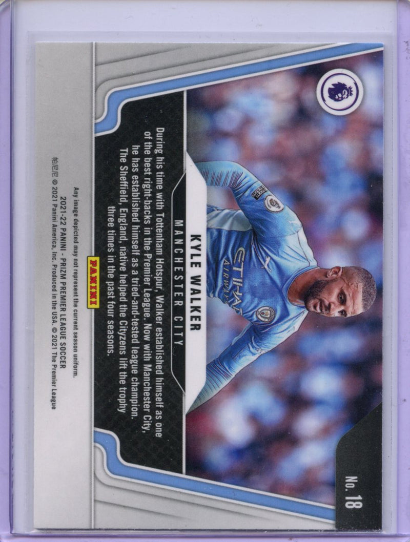 2021-22 Prizm Premier League Kyle Walker Widescreen