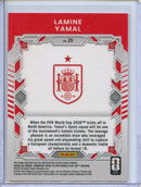 2025-26 Donruss Road to FIFA World Cup Lamine Yamal Elite Series Red