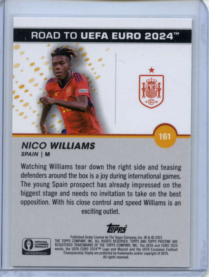 2023-24 Topps Pristine Road To Euro Nico Williams