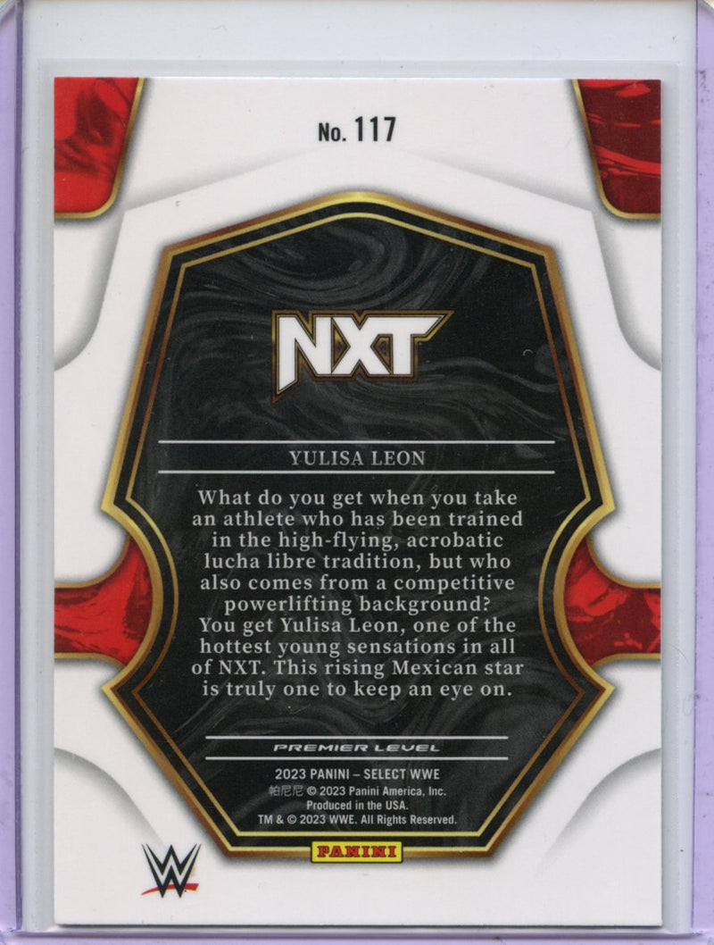2023 Panini Select WWE Yulisa Leon Premier Level