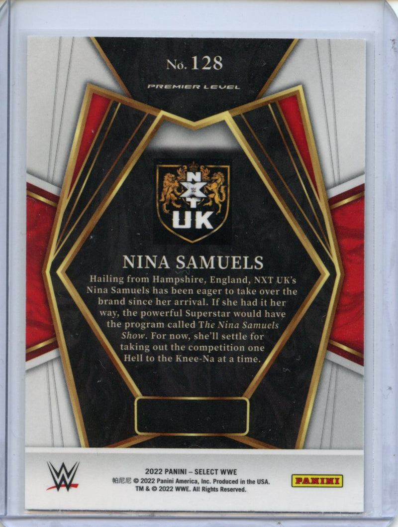 2022 Panini Select WWE Nina Samuels Premier Level