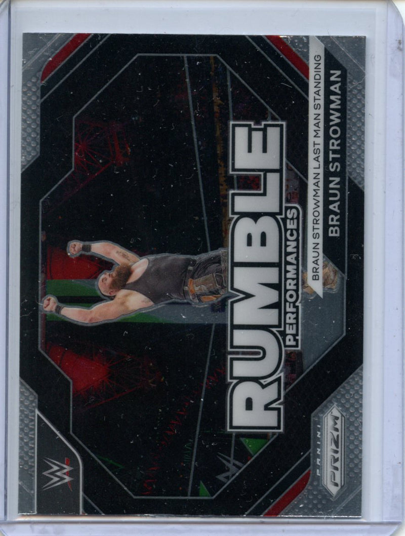 2024 Prizm WWE Braun Strowman Rumble Performances