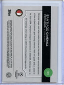 2024-25 Topps Chrome UEFA Club Comps Santiago Gimenez Blue Lava 121/150