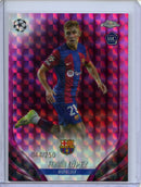 2023-24 Topps Chrome UEFA Fermin Lopez Pink Geometric 44/250