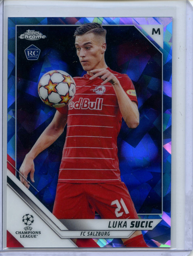 2021-22 Topps Chrome Sapphire UEFA Champions League Luka Sucic