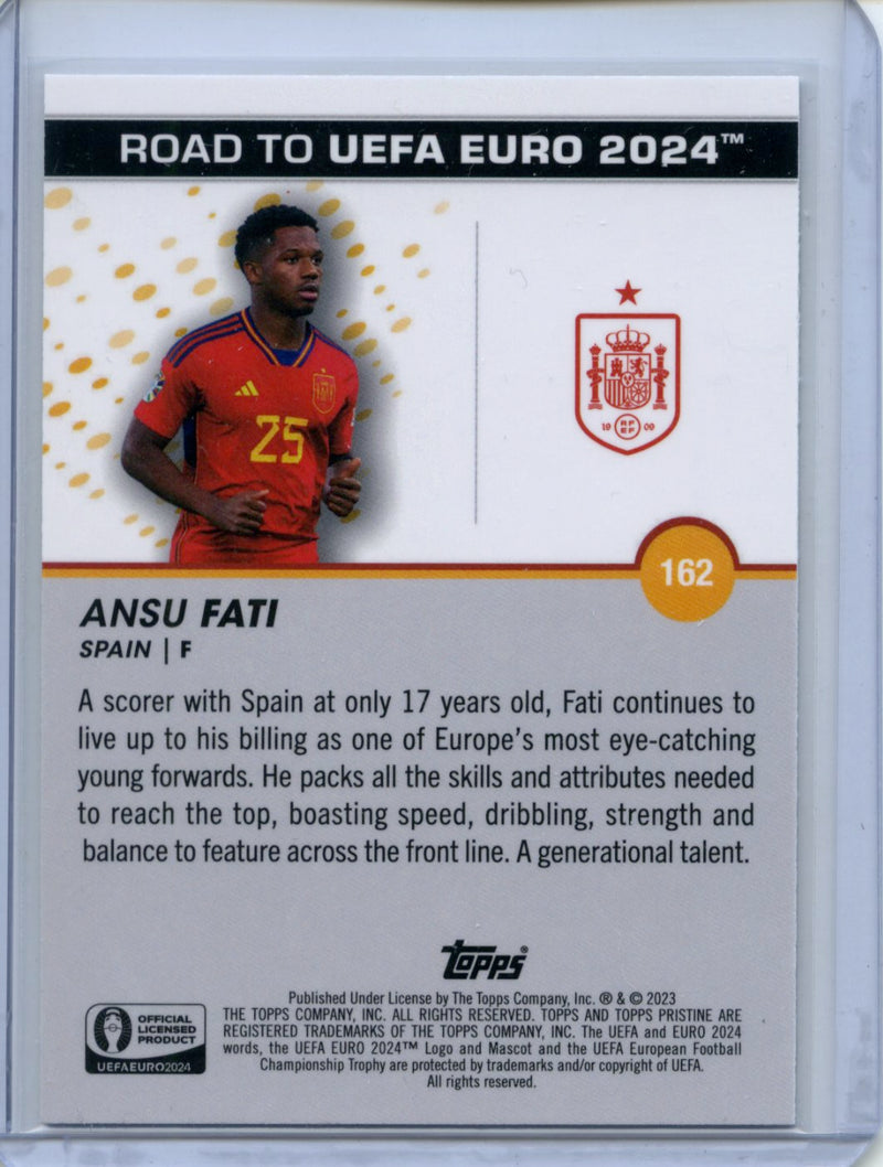 2023-24 Topps Pristine Road To Euro Ansu Fati