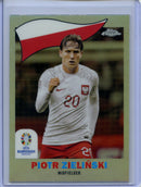 2024 Topps Chrome UEFA Euro Piotr Zielinski 1960 Topps Chrome