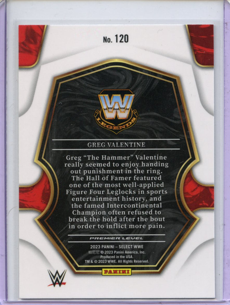 2023 Panini Select WWE Greg Valentine Premier Level