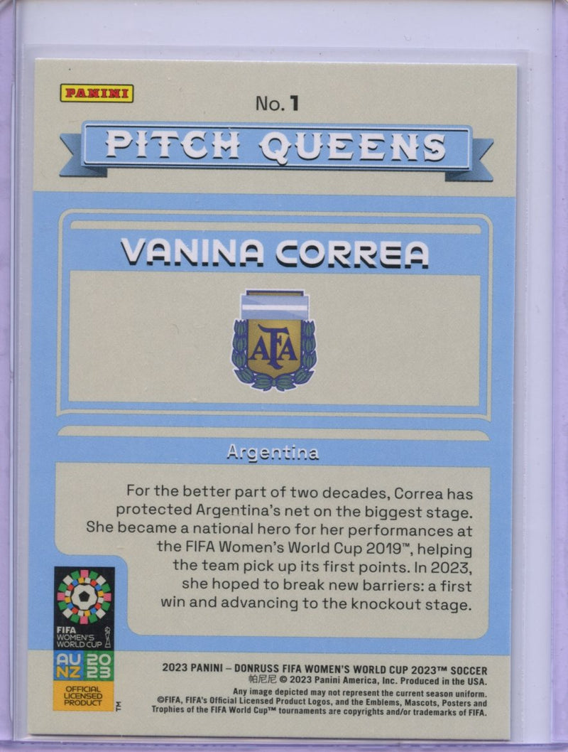 2023 Donruss FIFA Womens World Cup Vanina Correa Pitch Queens