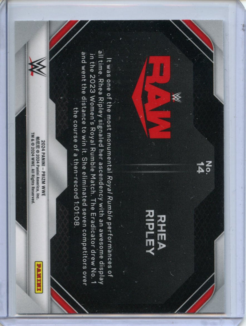 2024 Prizm WWE Rhea Ripley Rumble Performances