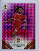 2023-24 Topps Chrome UEFA Mohamed Salah Pink Geometric 38/250