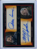 2024 Topps Dune Chrome Duke Leto Atreides & Thufir Hawat Dual Autograph Red 1/5