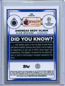 2022-23 Topps Merlin Chrome Andreas Skov Olsen Refractor