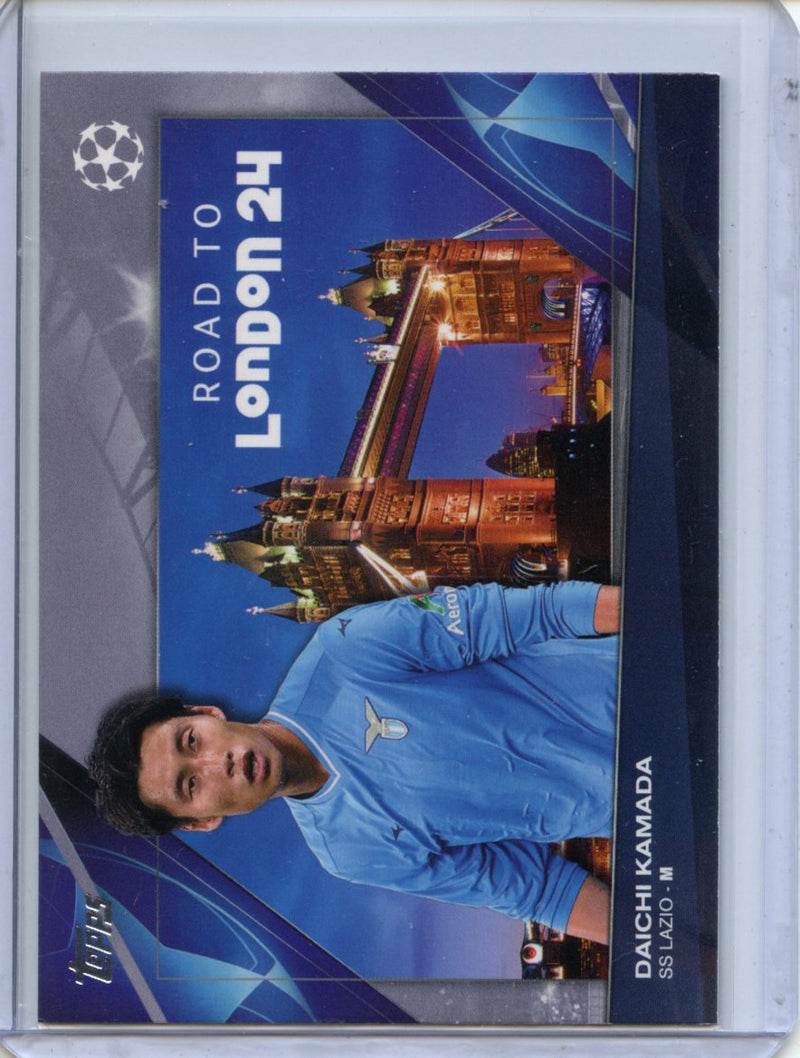 2023-24 Topps UEFA CC Daichi Kamada Road To London RF-8