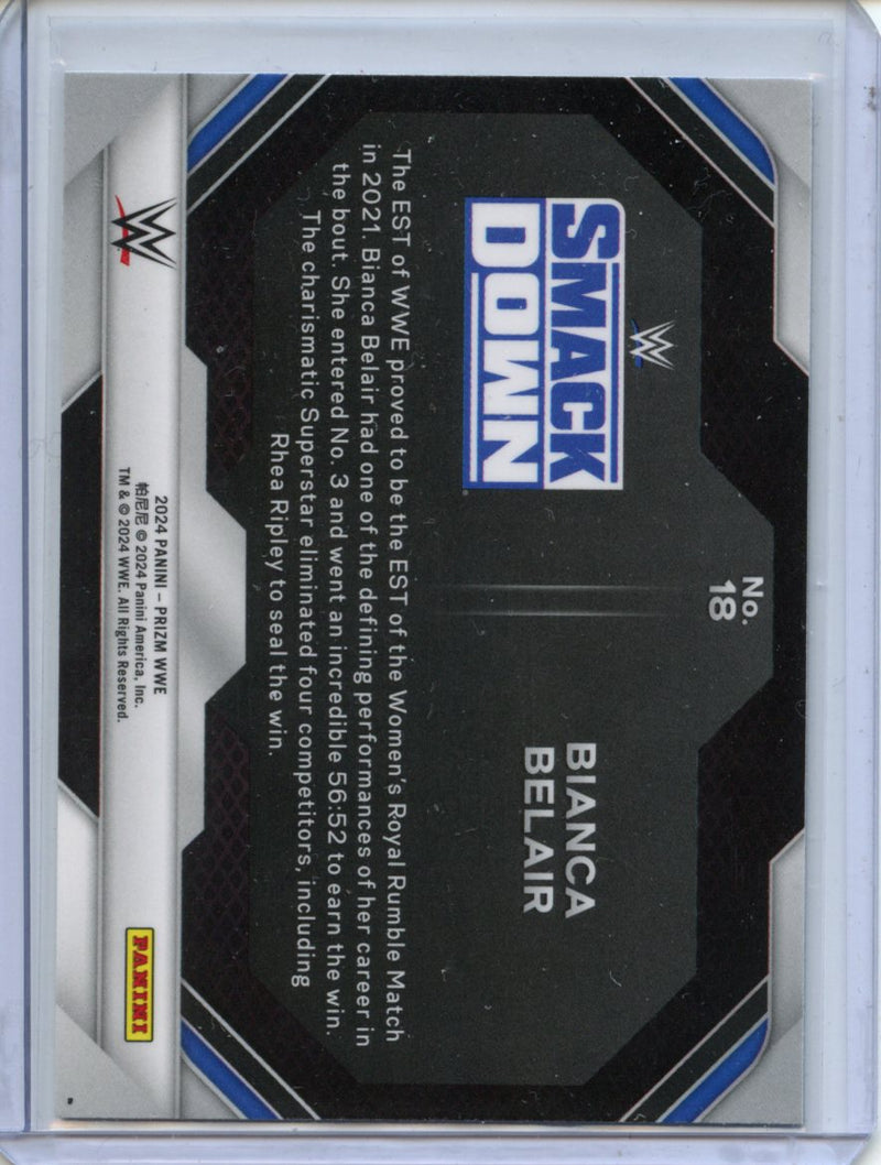 2024 Prizm WWE Bianca Belair Rumble Performances