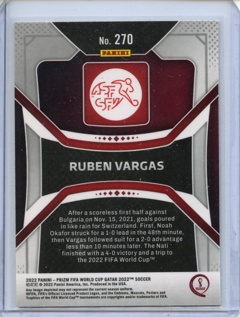 2022 Panini Prizm FIFA World Cup Qatar Ruben Vargas