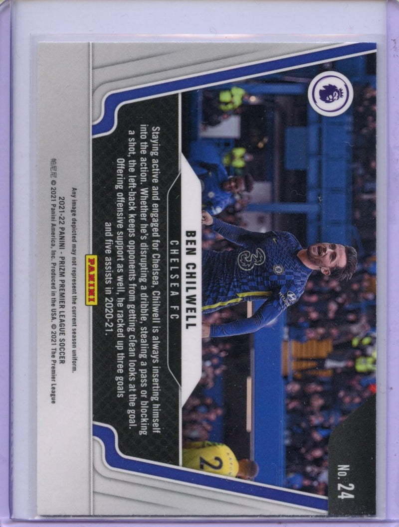 2021-22 Prizm Premier League Ben Chilwell Widescreen