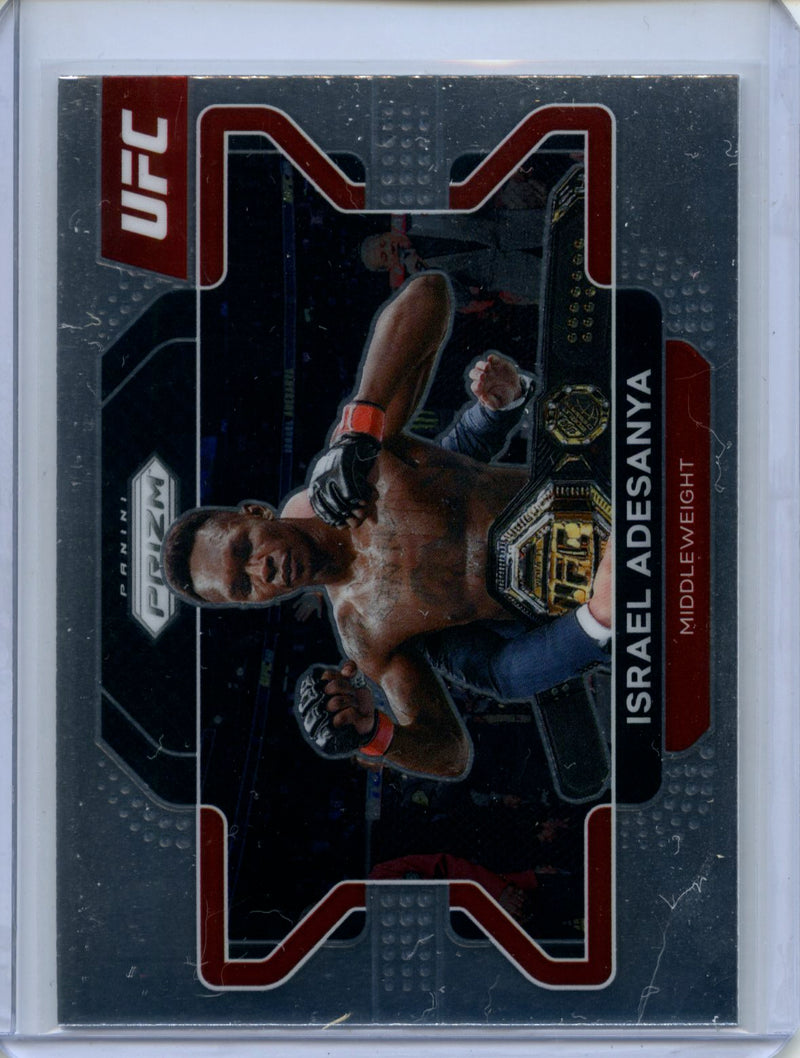 2022 Panini Prizm UFC Israel Adesanya Horizontal