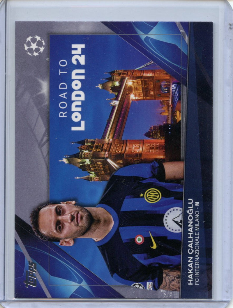 2023-24 Topps UEFA CC Hakan Calhanoglu Road To London RF-9