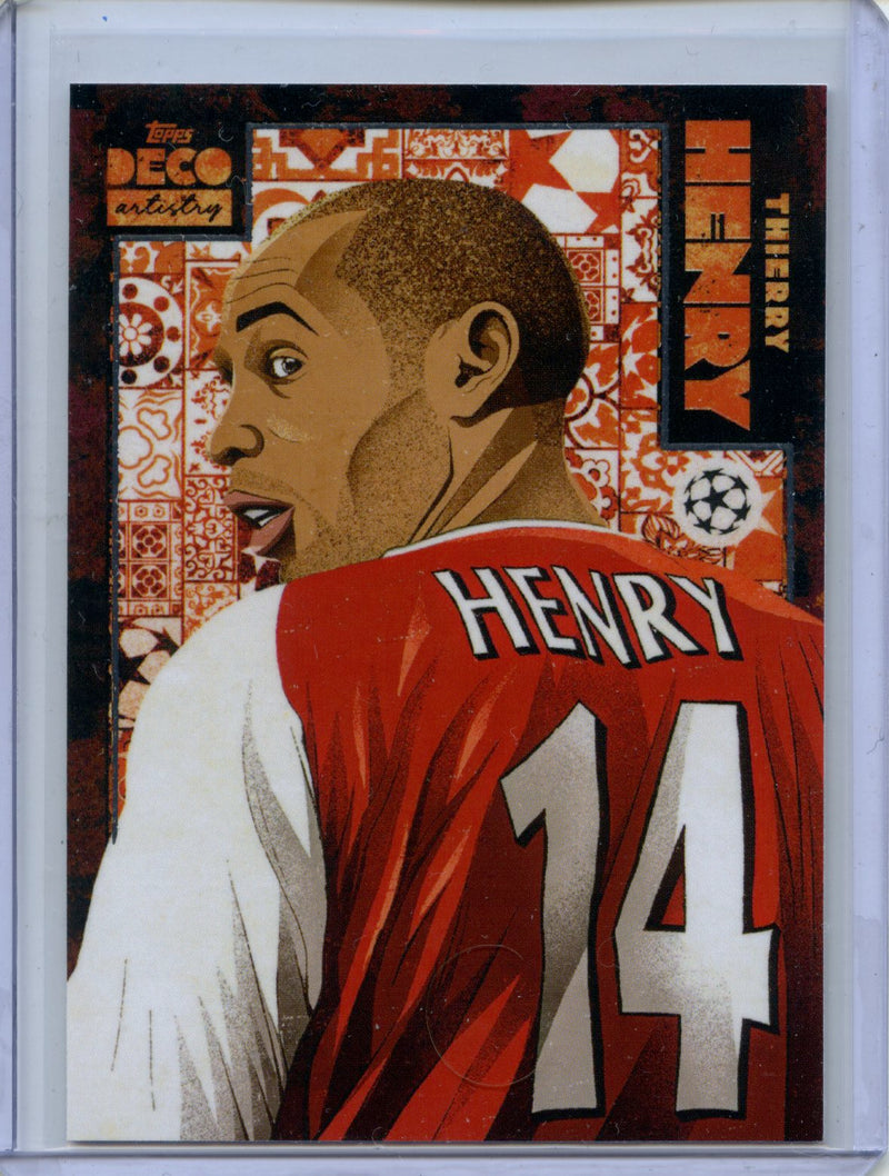 2024-25 Topps UEFA Deco Thierry Henry Artistry