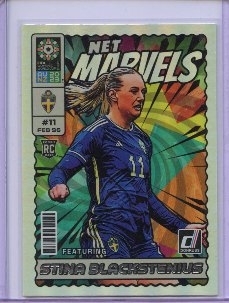 2023 Donruss FIFA Womens World Cup Stina Blackstenius Net Marvels