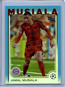 2024-25 Topps UEFA Club Competitions Jamal Musiala Blue Inferno 95/125