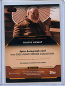 2024 Topps Dune Chrome Thufir Hawat Spice Autographs
