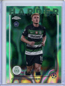 2024-25 Topps Chrome UEFA Club Comps Conrad Harder Aqua Lava 31/199