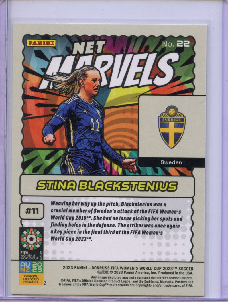 2023 Donruss FIFA Womens World Cup Stina Blackstenius Net Marvels