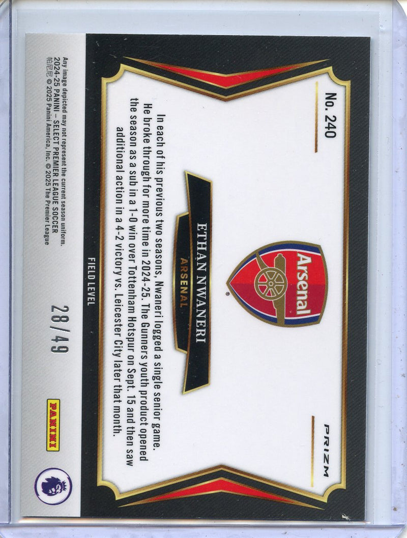 2024-25 Select Premier League Ethan Nwaneri Winter Camo Field Level 28/49