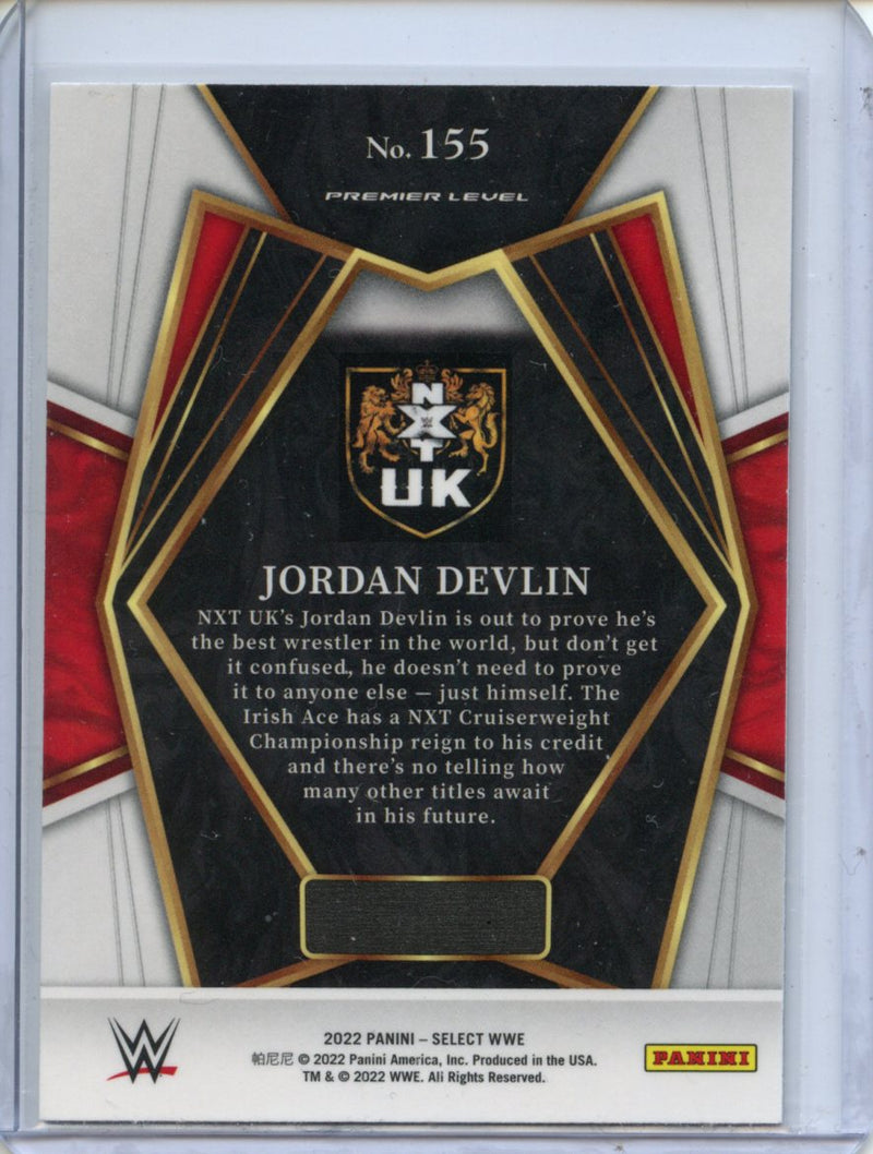 2022 Panini Select WWE Jordan Devlin Premier Level