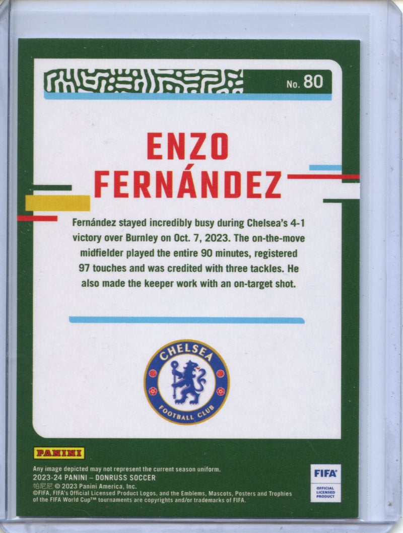 2023-24 Donruss FIFA Enzo Fernandez Silver
