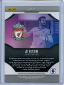 2020-21 Panini Prizm Premier League Alisson Fireworks