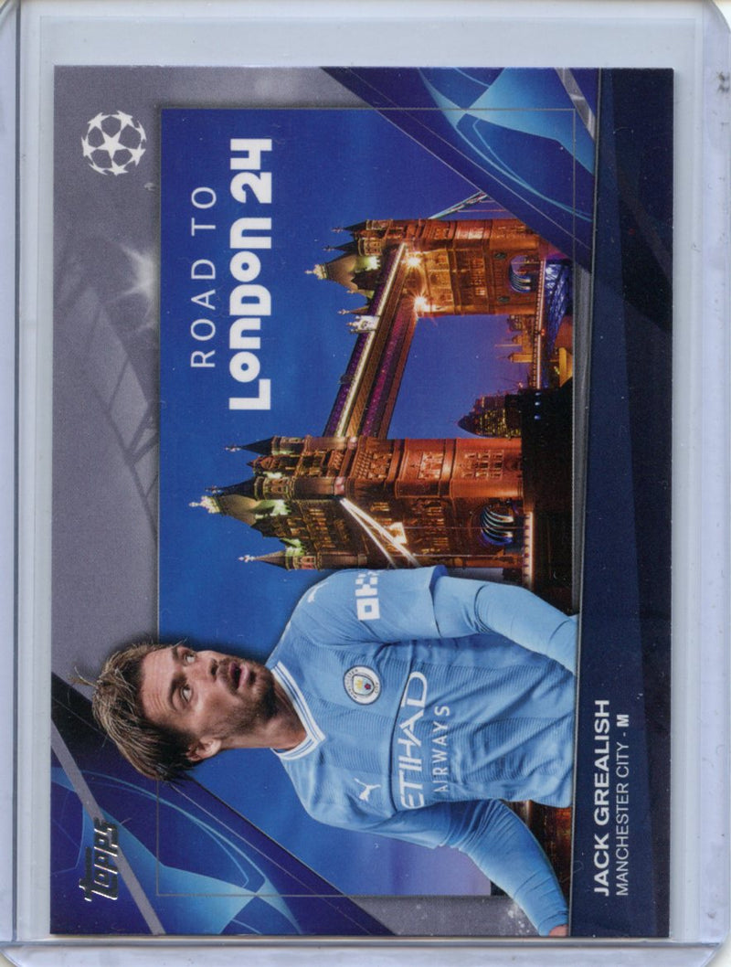 2023-24 Topps UEFA CC Jack Grealish Road To London RF-14