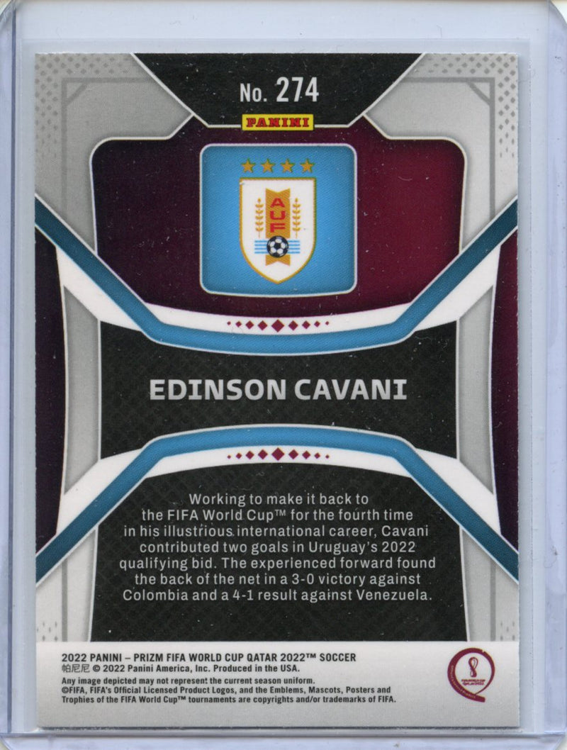 2022 Panini Prizm FIFA World Cup Qatar Edinson Cavani