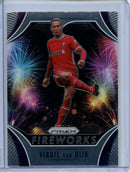 2020-21 Panini Prizm Premier League Virgil Van Dijk Fireworks