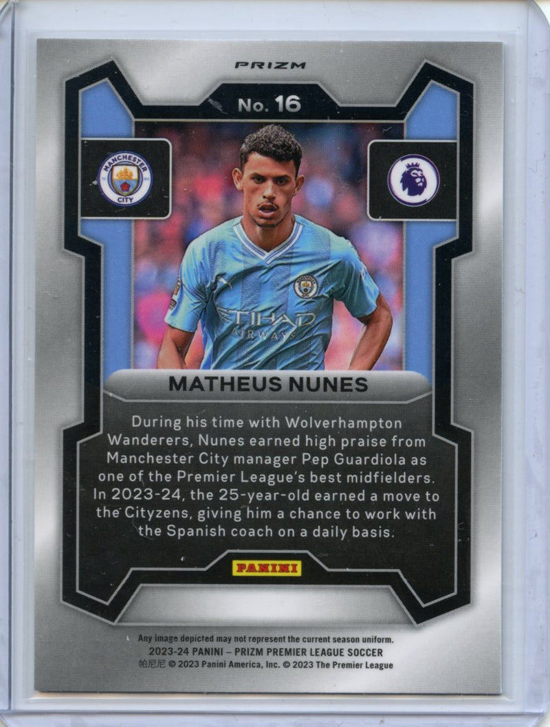 2023-24 Prizm Premier League Matheus Nunes Breakaway Prizm