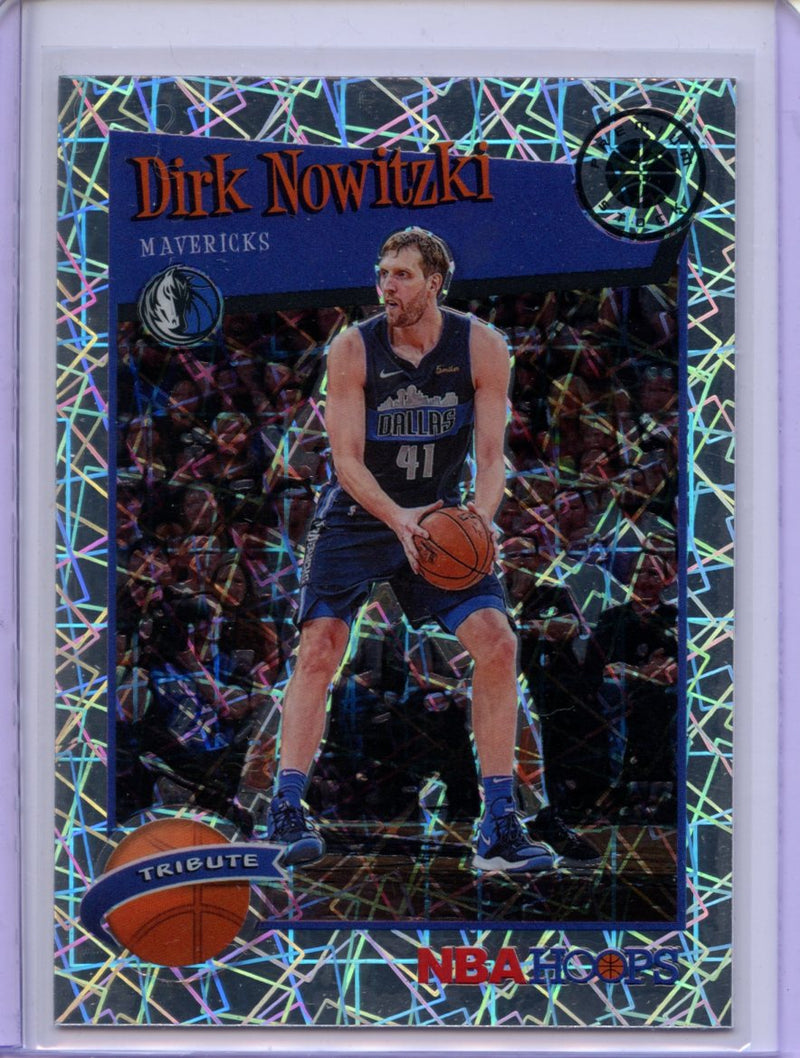 2019-20 Hoops Premium Dirk Nowitzki Tribute Laser