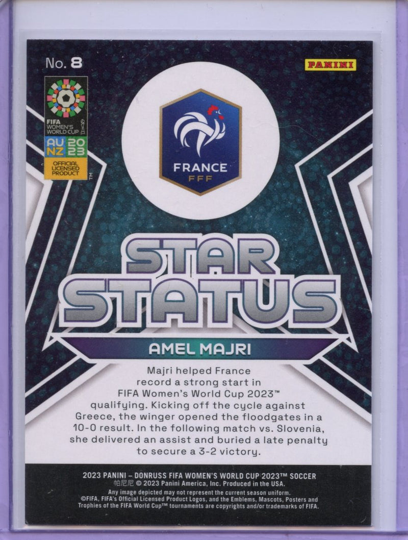 2023 Donruss FIFA Womens World Cup Amel Majri Star Status