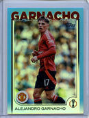 2024-25 Topps UEFA Club Competitions Alejandro Garnacho Blue Inferno 100/125