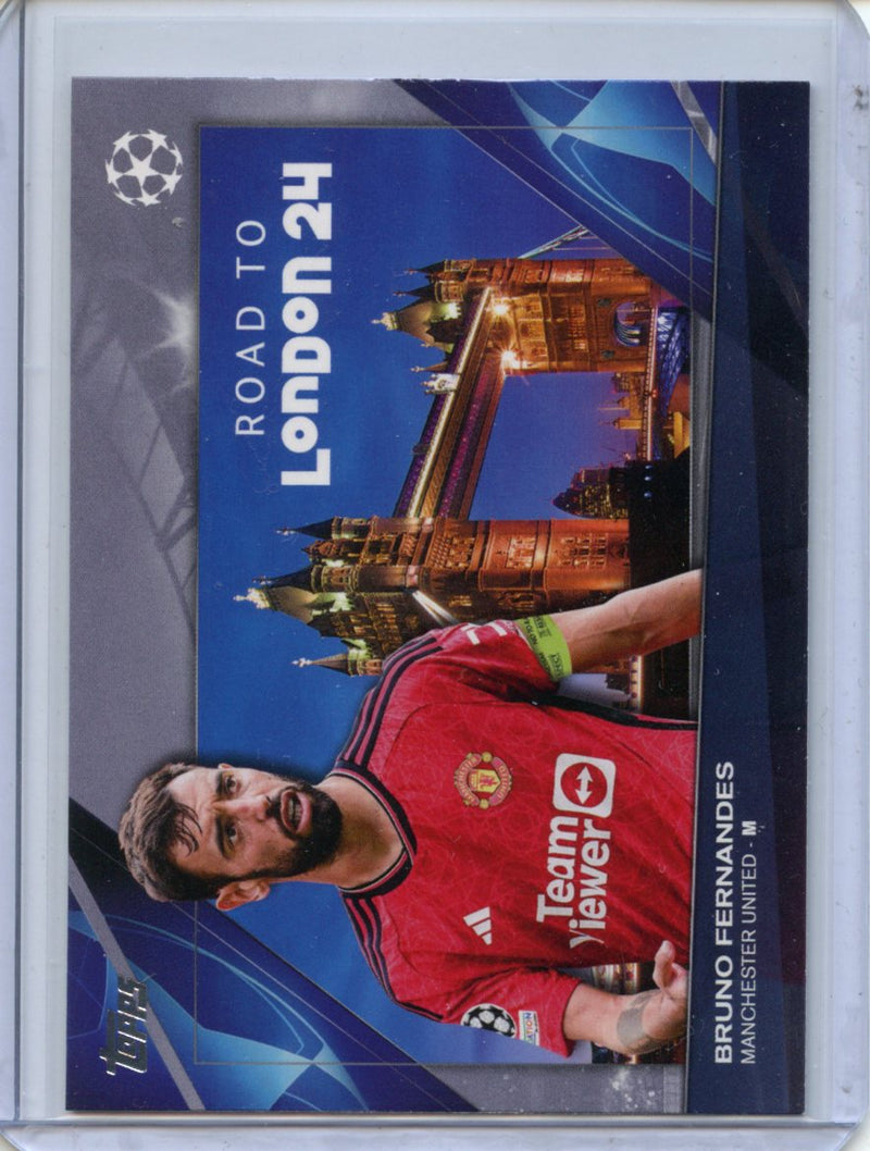 2023-24 Topps UEFA CC Bruno Fernandes Road To London RF-15