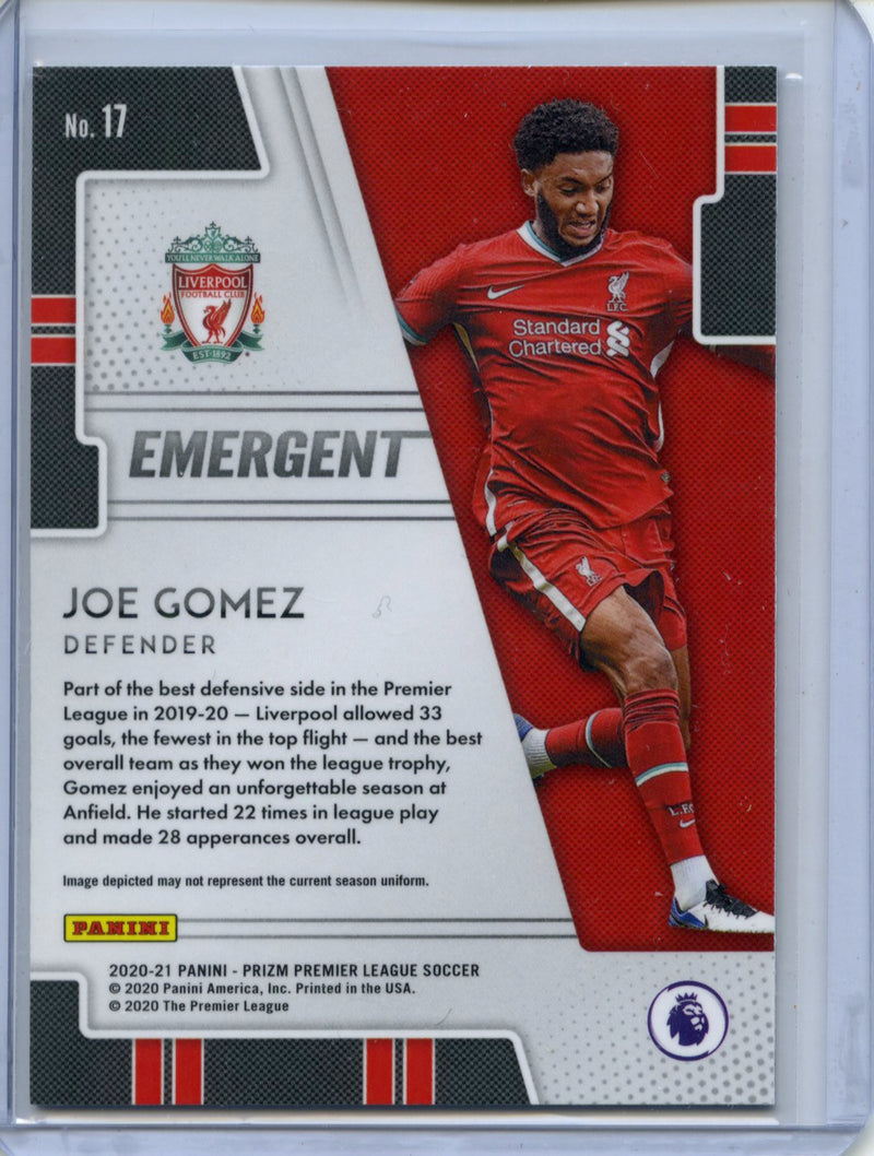 2020-21 Panini Prizm Premier League Joe Gomez Emergent