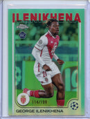 2024-25 Topps Chrome UEFA Club Comps George Ilenikhena Aqua 114/199