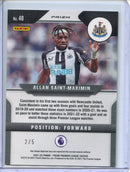 2021-22 Prizm Premier League Allan Saint-Maximin Breakaway Lime Green 2/5