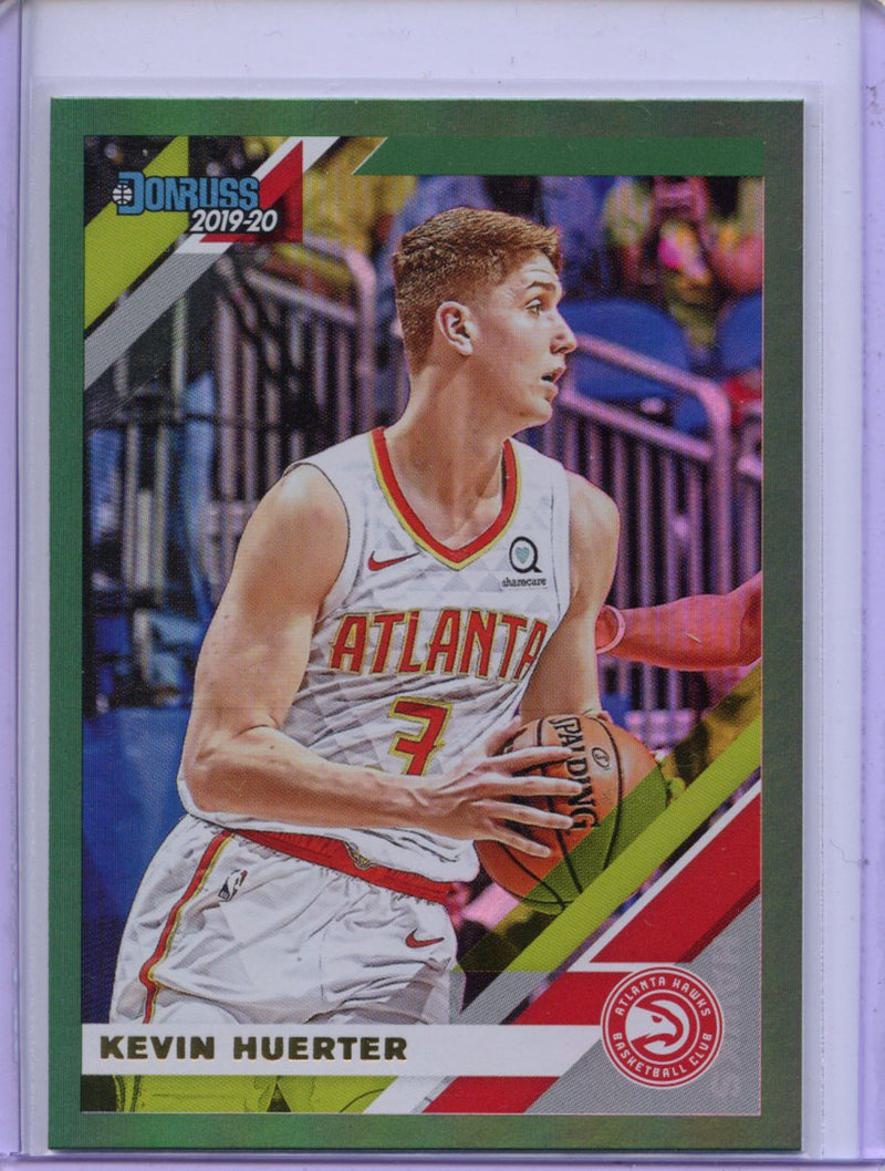 2019-20 Panini Donruss Kevin Huerter Green Flood