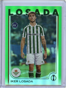2024-25 Topps UEFA Club Competitions Iker Losada Green Foilboard 43/99