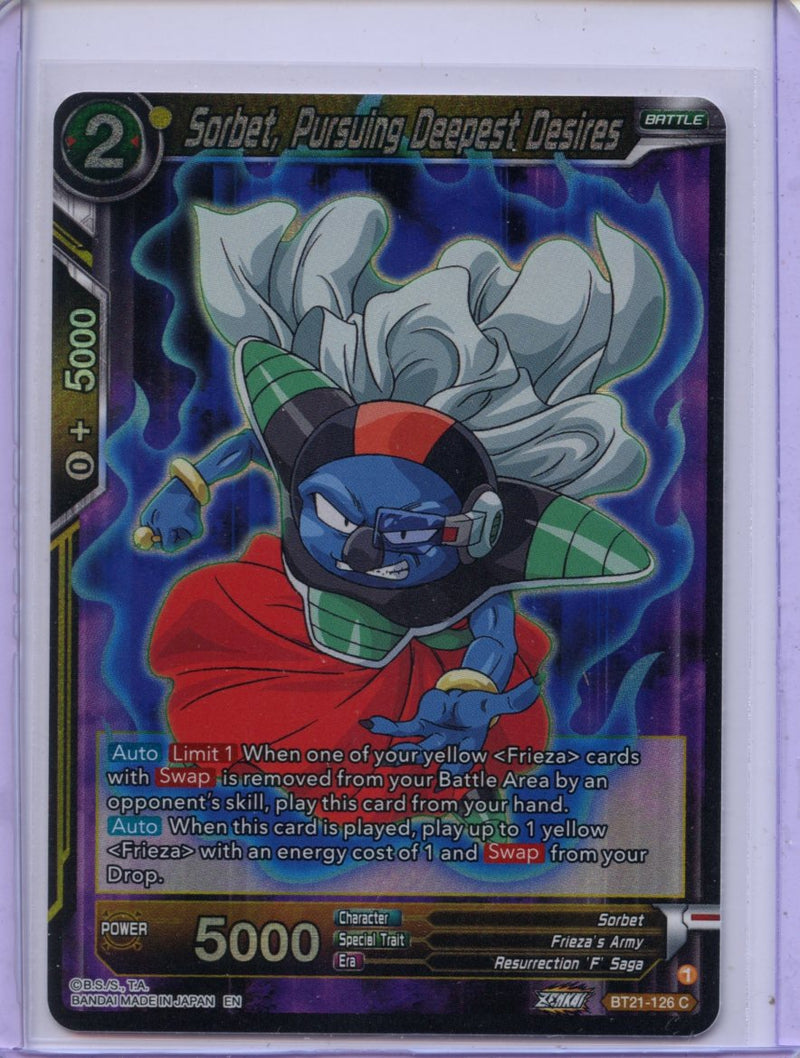 Sorbet, Pursuing Deepest Desires - Wild Resurgence BT21-126 C Foil