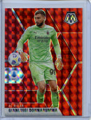 2020-21 Panini Mosaic Serie A Gianluigi Donnarumma Red Mosaic