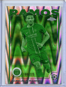2024-25 Topps Chrome UEFA Club Comps Goncalo Ramos Night Vision RayWave 180/225